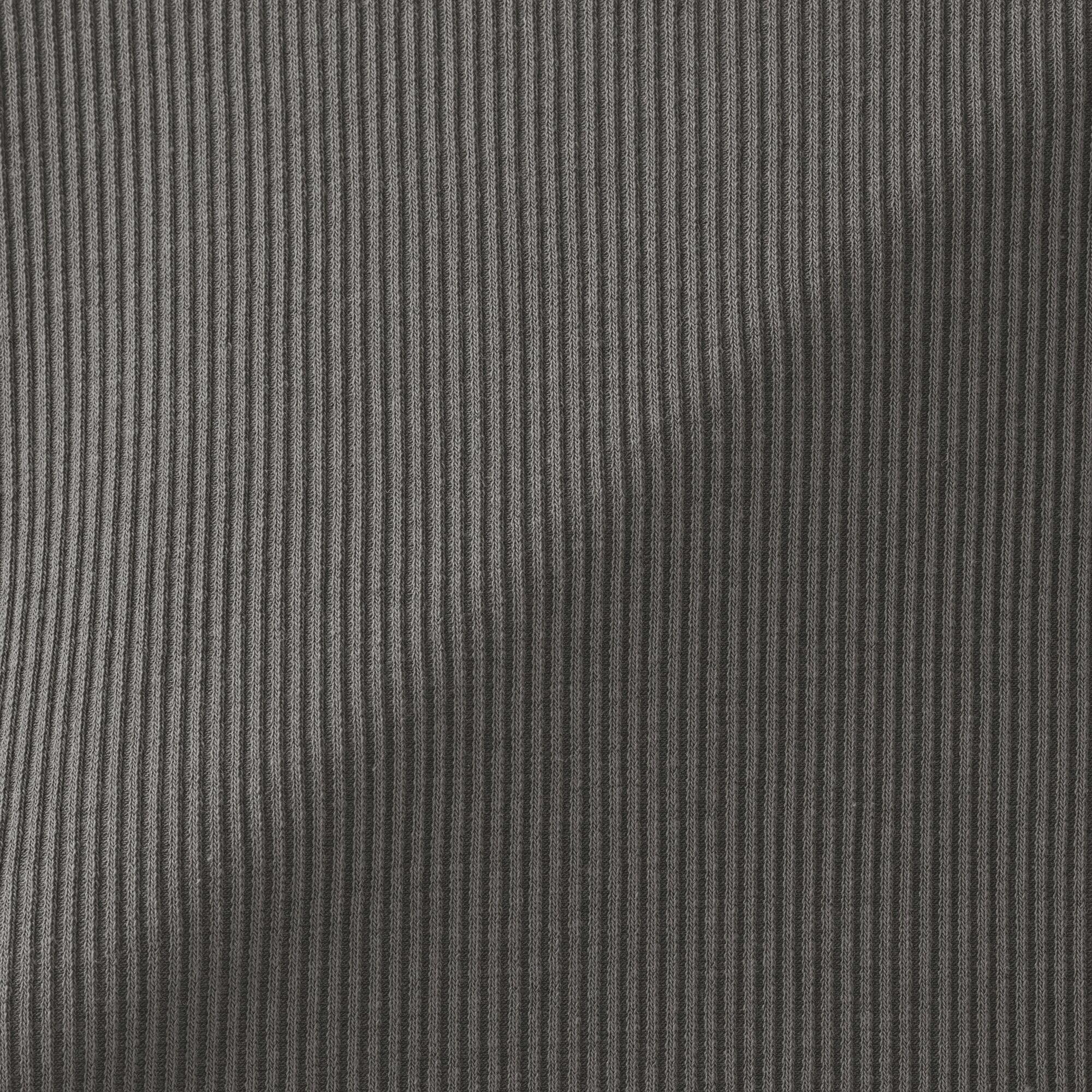 婦人　なめらかリブ編みクルーネック長袖Ｔシャツ