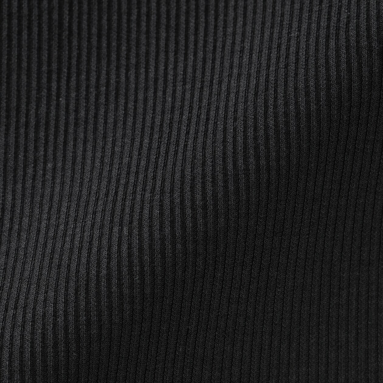 婦人　なめらかリブ編みクルーネック長袖Ｔシャツ