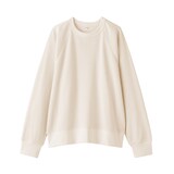 婦人　ワッフル編みクルーネック長袖Ｔシャツ