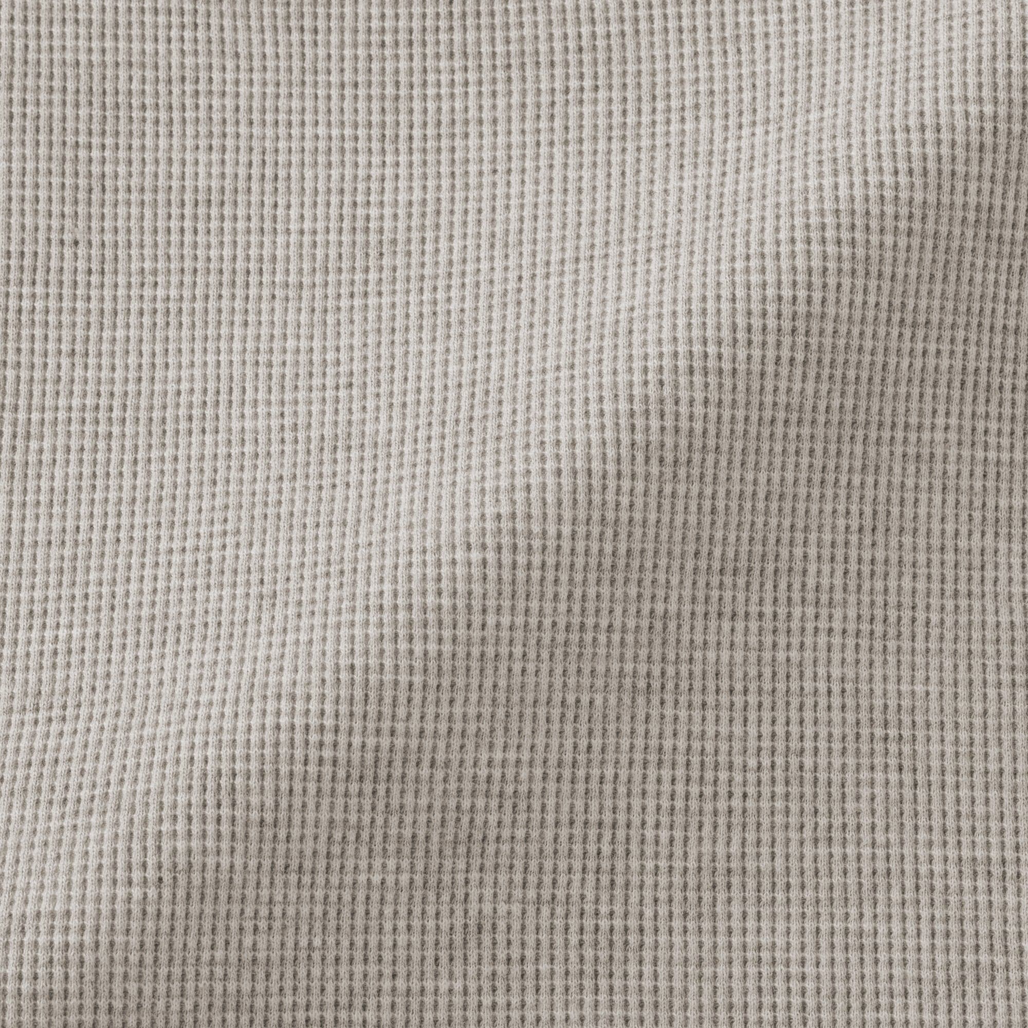 婦人　ワッフル編みクルーネック長袖Ｔシャツ