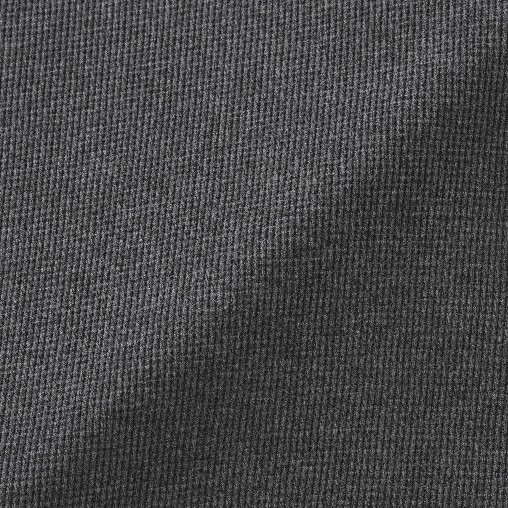 婦人　ワッフル編みクルーネック長袖Ｔシャツ