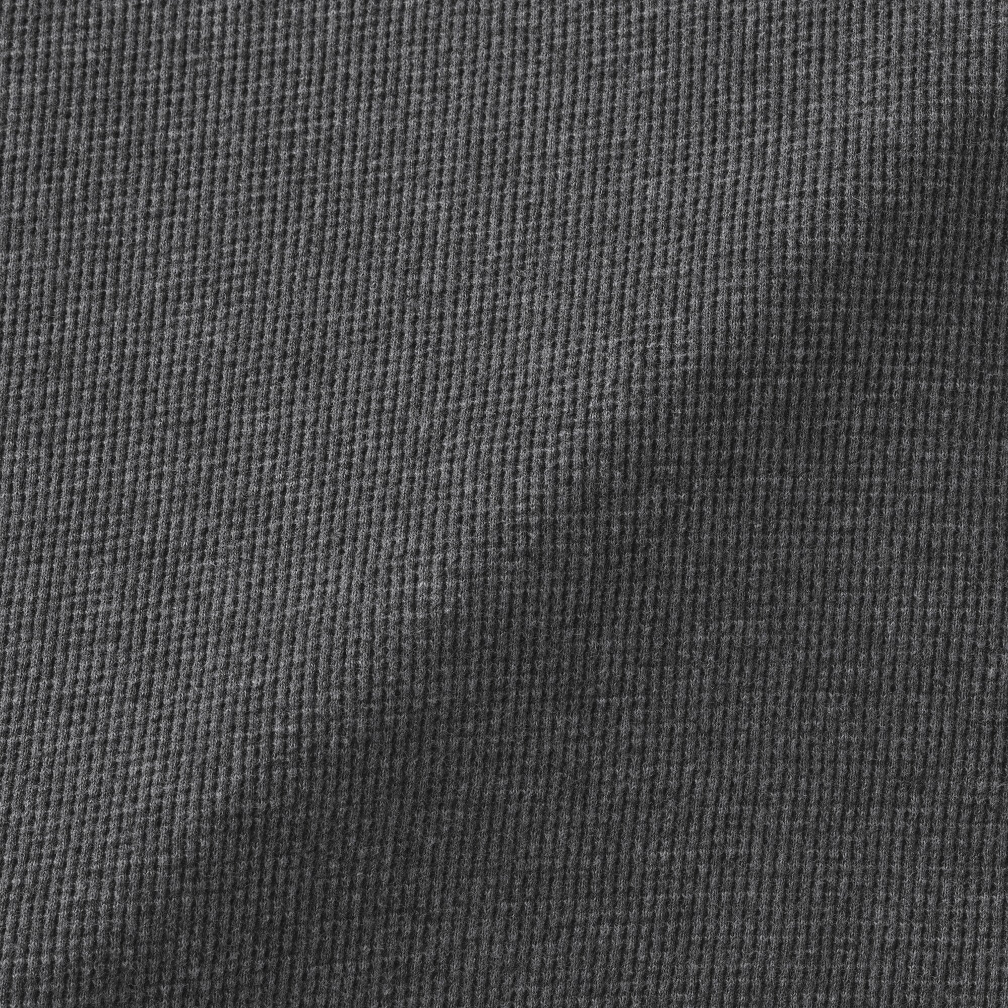 婦人　ワッフル編みクルーネック長袖Ｔシャツ