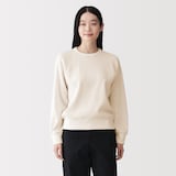 婦人　ワッフル編みクルーネック長袖Ｔシャツ