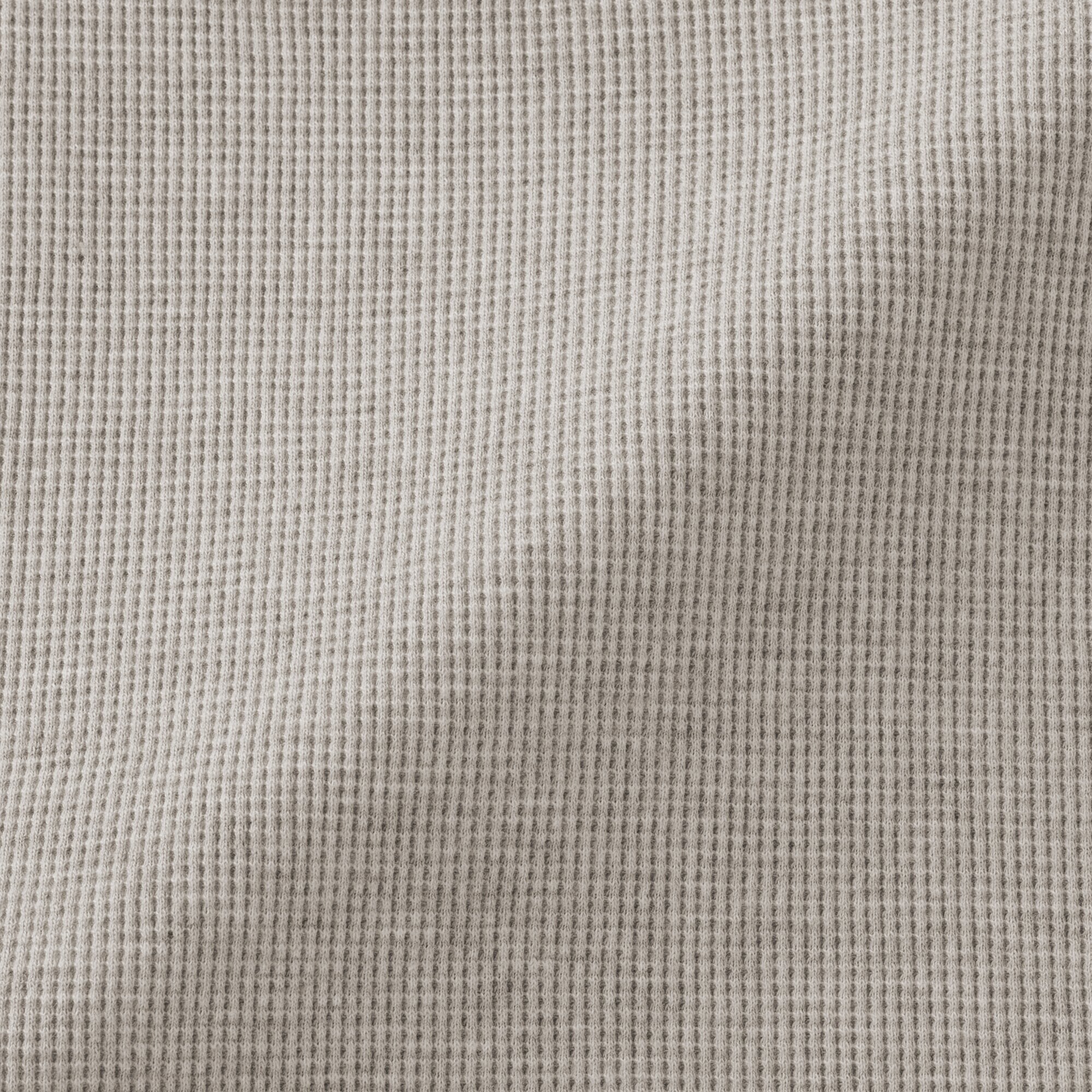 婦人　ワッフル編みクルーネック長袖Ｔシャツ