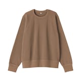 婦人　ワッフル編みクルーネック長袖Ｔシャツ