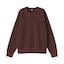 婦人　ワッフル編みクルーネック長袖Ｔシャツ