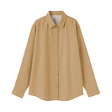 婦人　両面起毛フランネルレギュラーカラー長袖シャツ