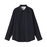 婦人　両面起毛フランネルレギュラーカラー長袖シャツ