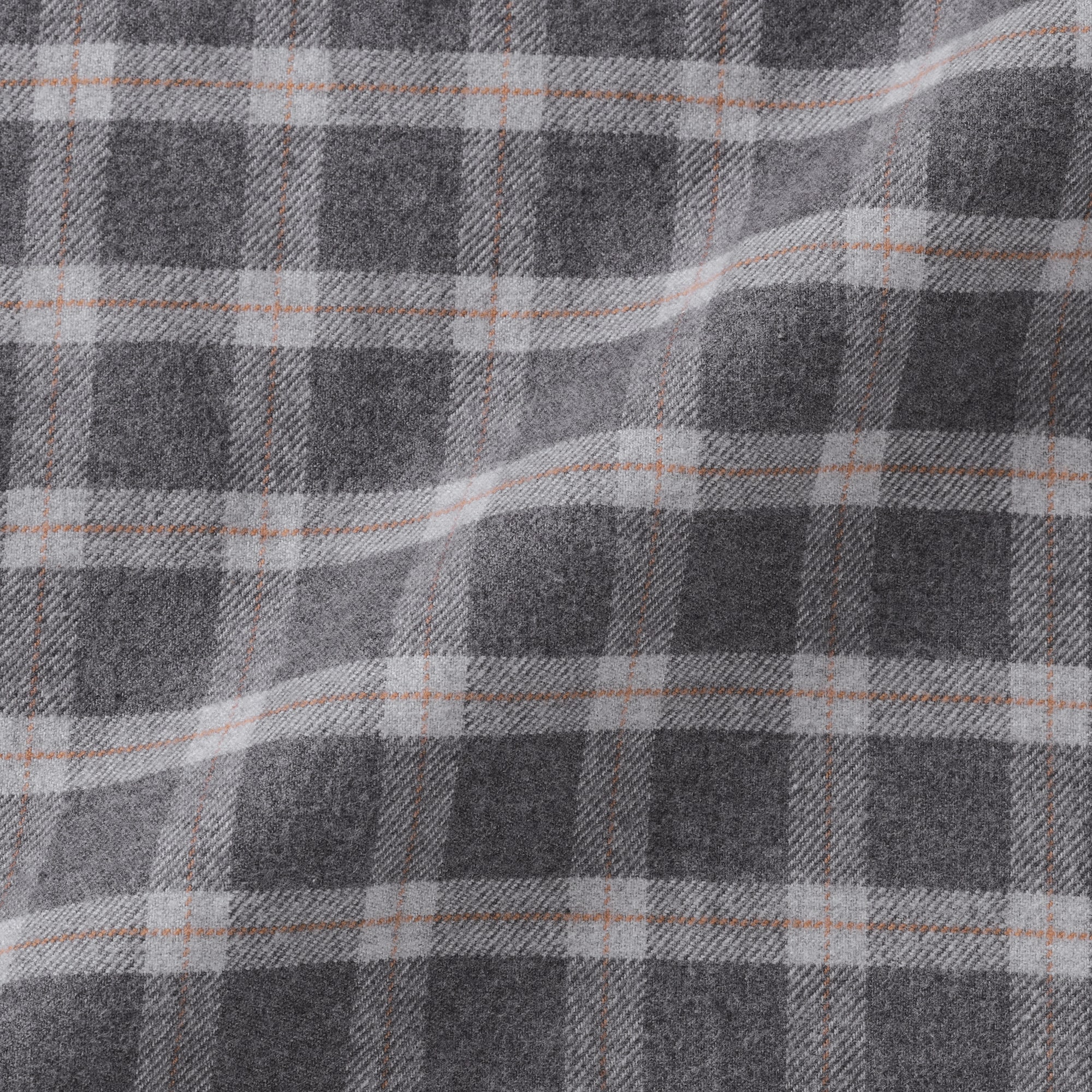 婦人　両面起毛フランネルレギュラーカラー長袖シャツ