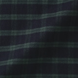 婦人　両面起毛フランネルレギュラーカラー長袖シャツ