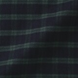 婦人　両面起毛フランネルレギュラーカラー長袖シャツ