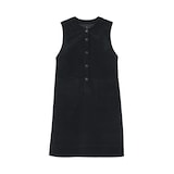 婦人　木の実から作ったカポック混コーデュロイジャンパースカート