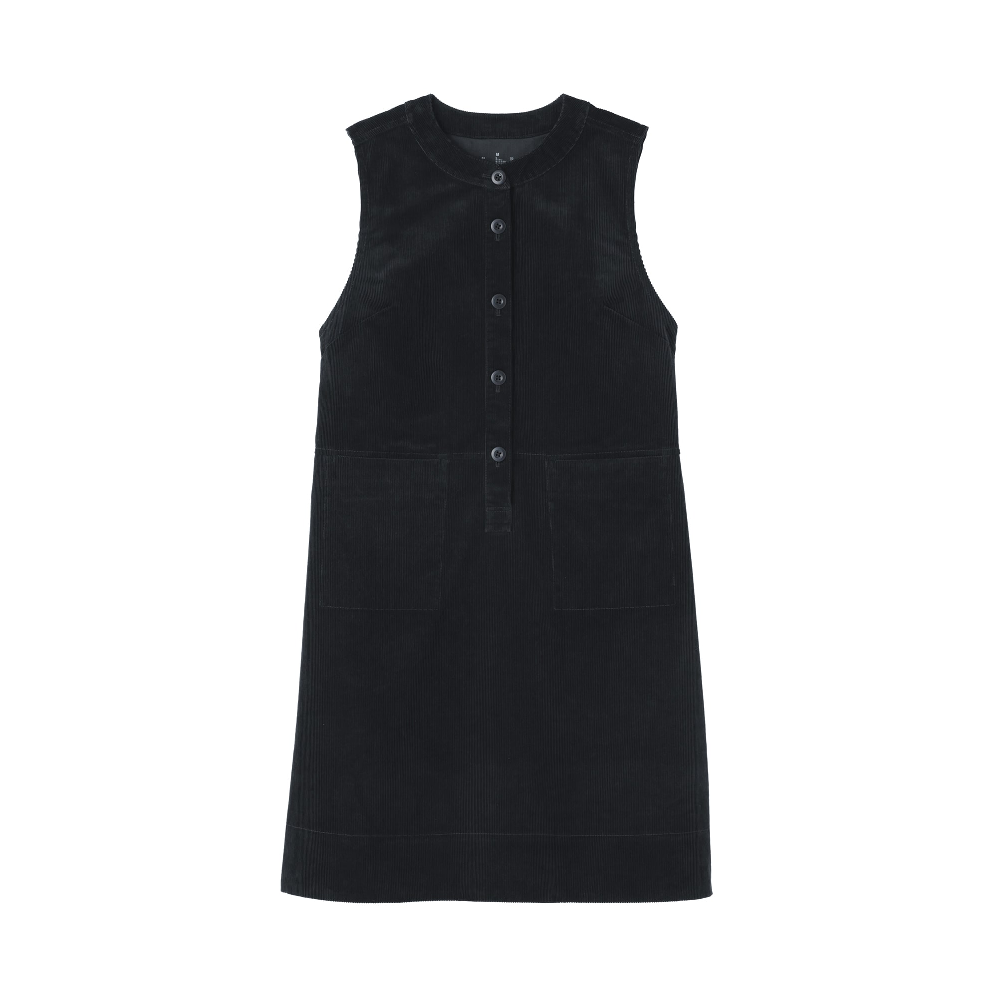 婦人　木の実から作ったカポック混コーデュロイジャンパースカート