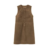 婦人　木の実から作ったカポック混コーデュロイジャンパースカート