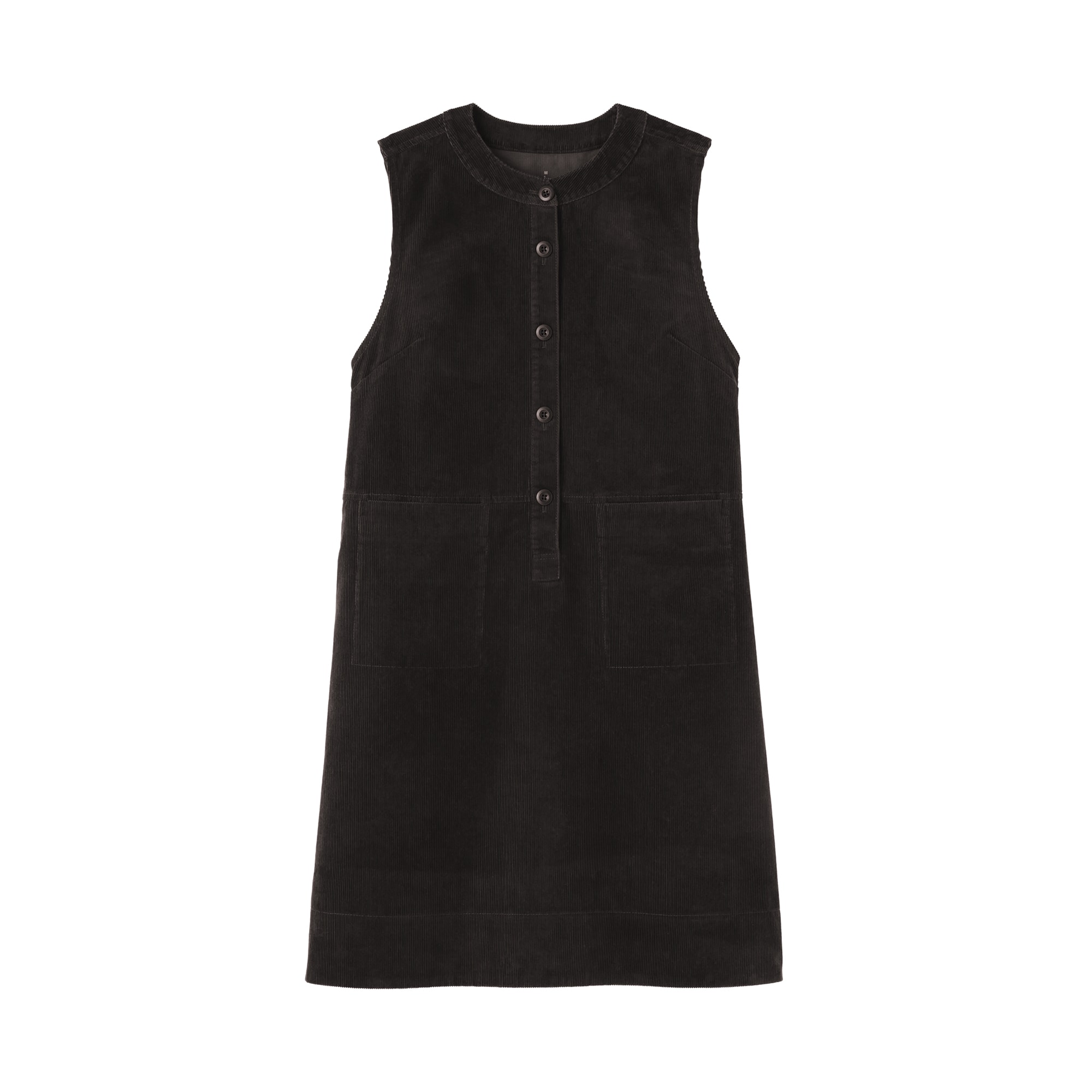 婦人　木の実から作ったカポック混コーデュロイジャンパースカート