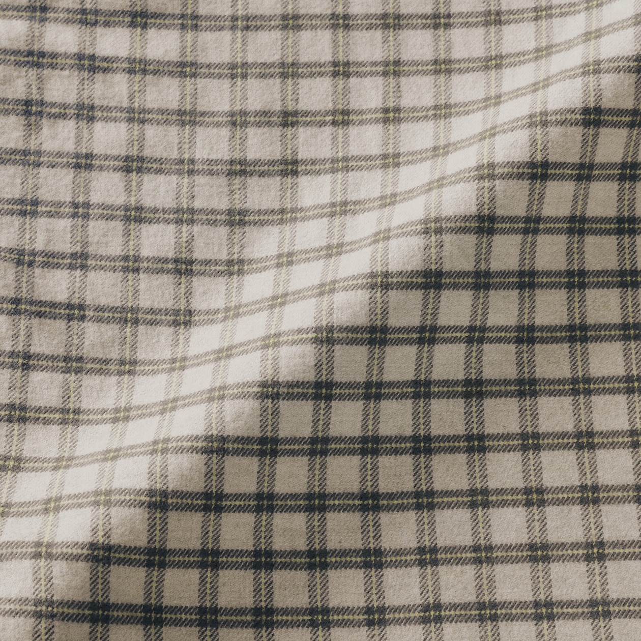 婦人　両面起毛フランネルスタンドカラー長袖ブラウス