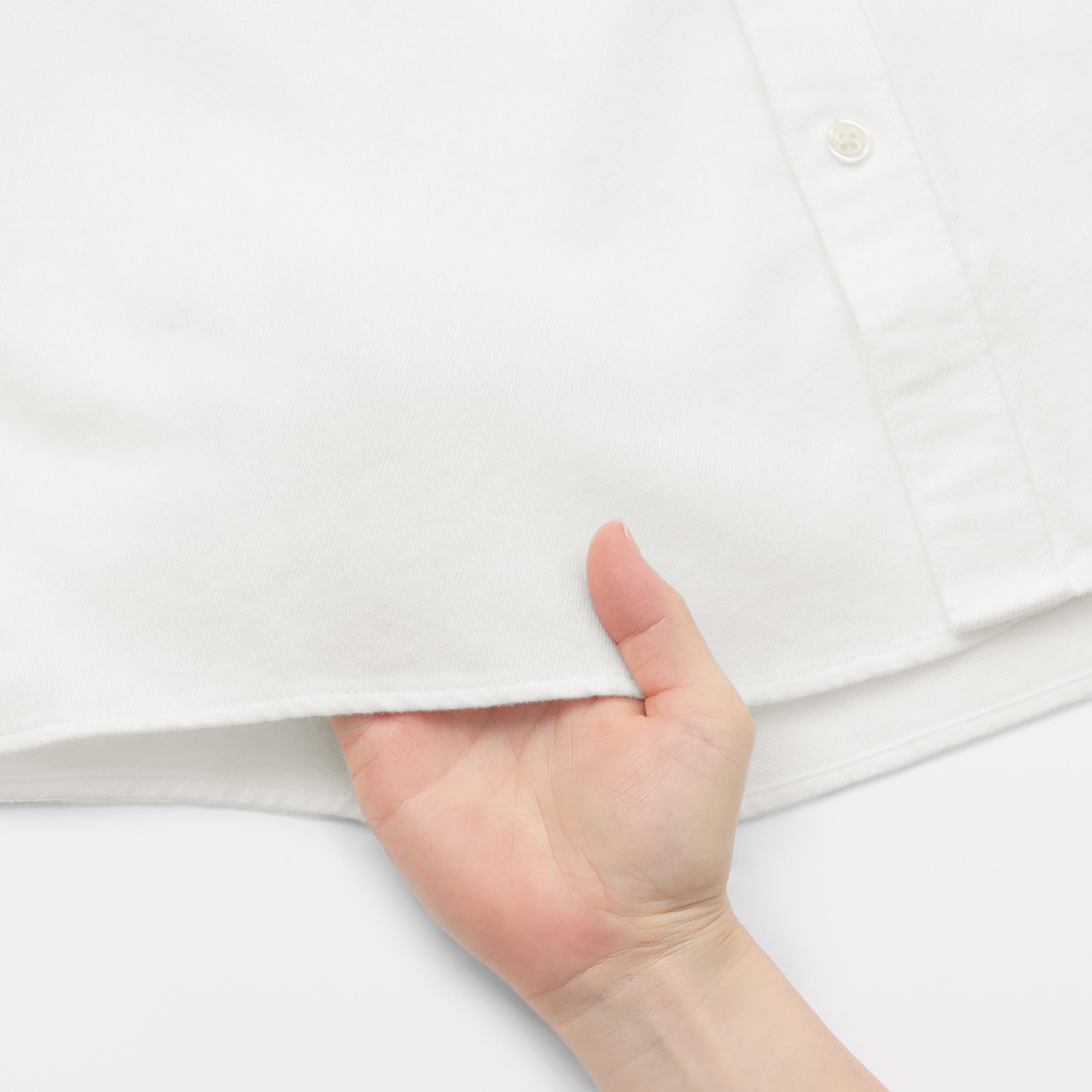 紳士　両面起毛フランネル長袖シャツ