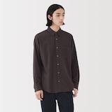 紳士　両面起毛フランネル長袖シャツ