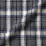 紳士　両面起毛フランネル長袖シャツ