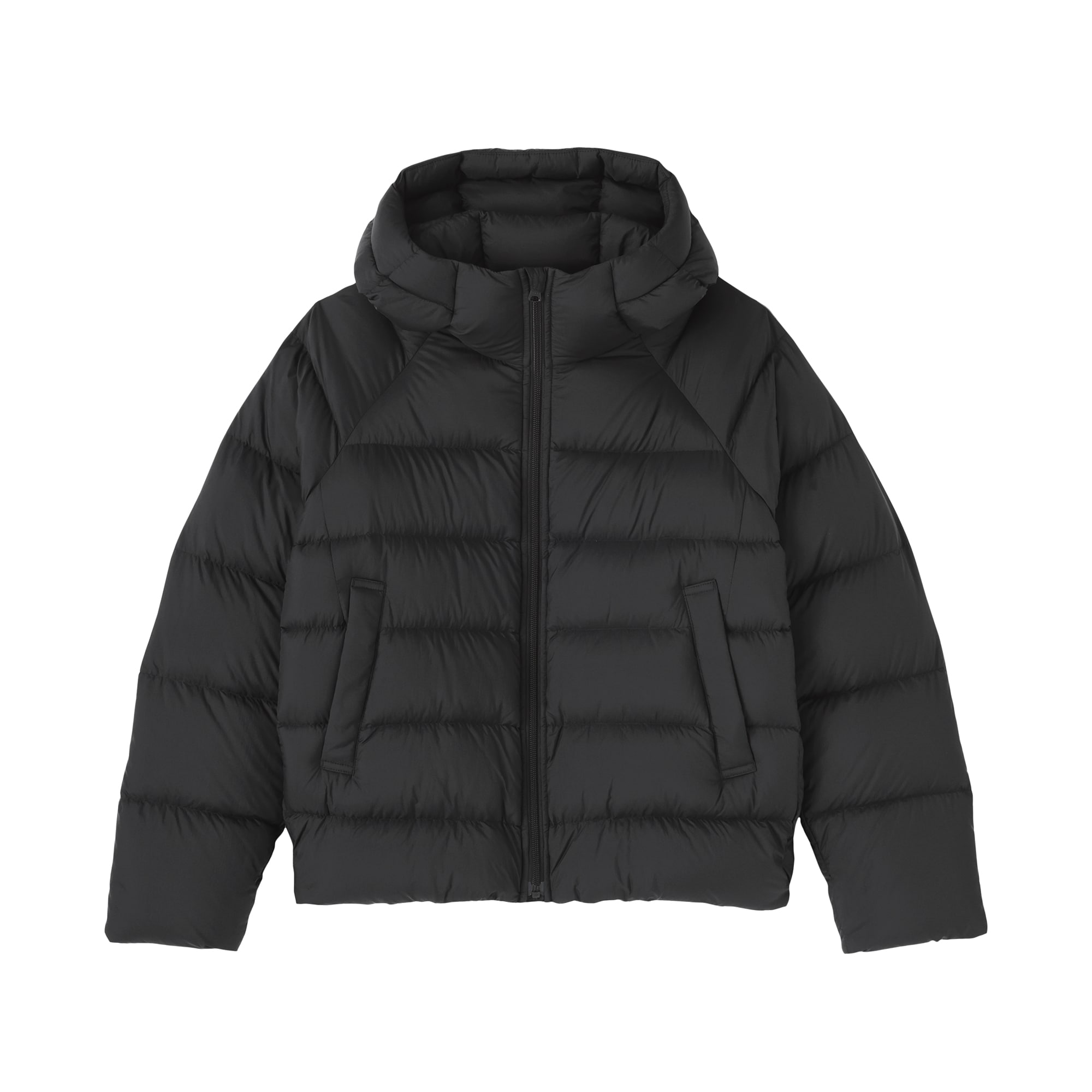 婦人　軽量ダウンポケッタブルフード付きジャケット