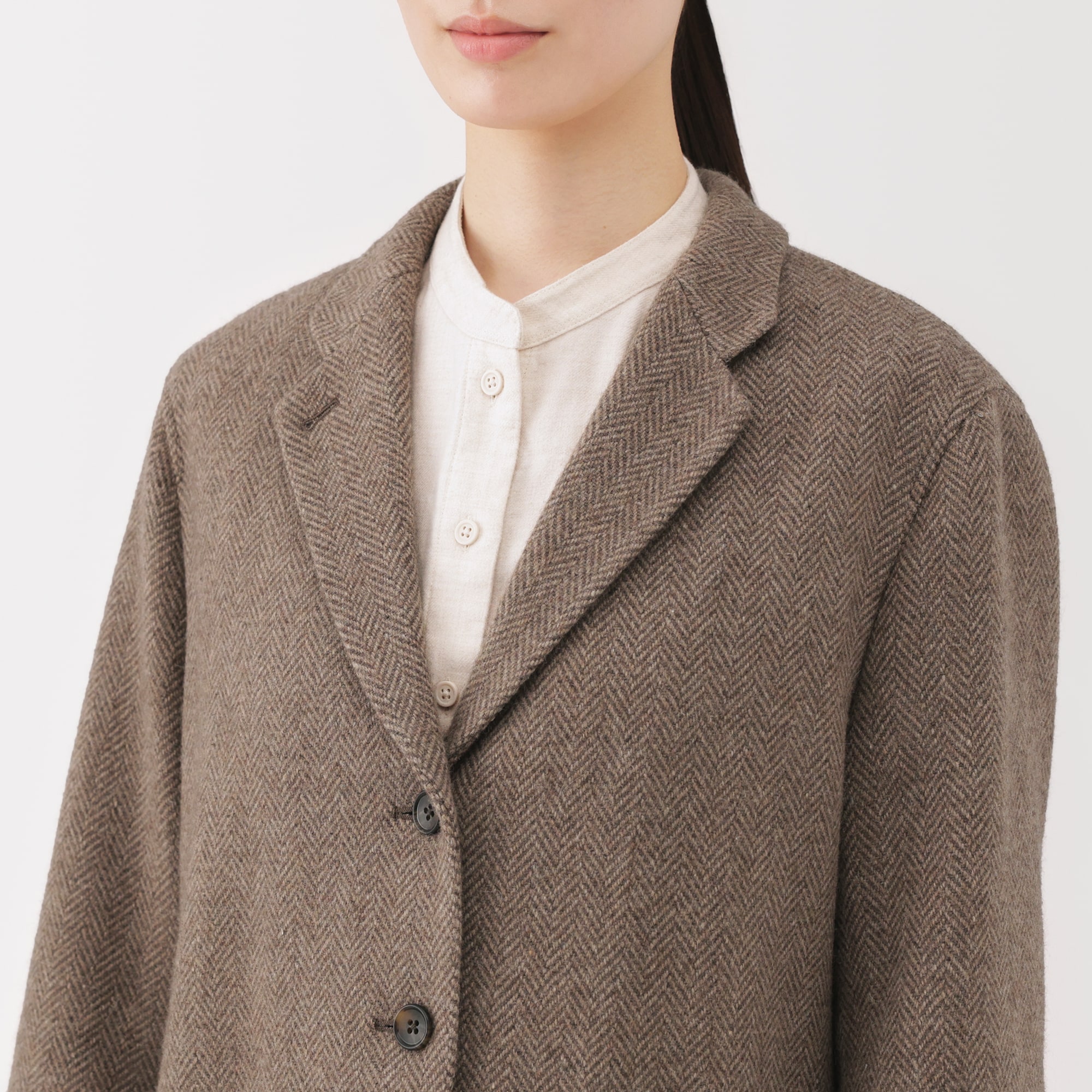 ❁ 【良品】JURGENLEHLアンゴラ混ツイードジャケット シルク ウール ❁ 【良品】JURGENLEHLアンゴラ混ツイードジャケット シルク ウール