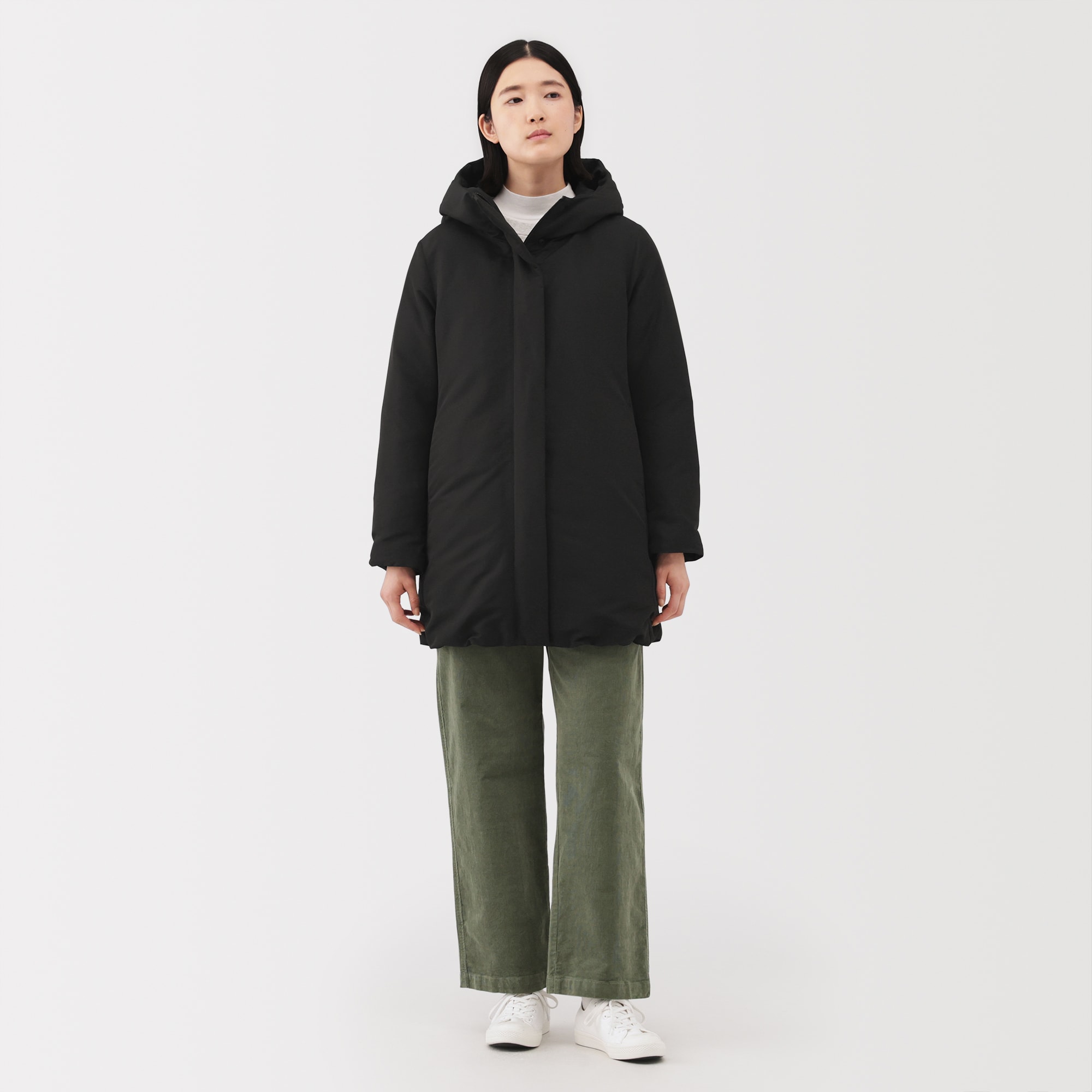 婦人 撥水ダウンミドルコート | 無印良品