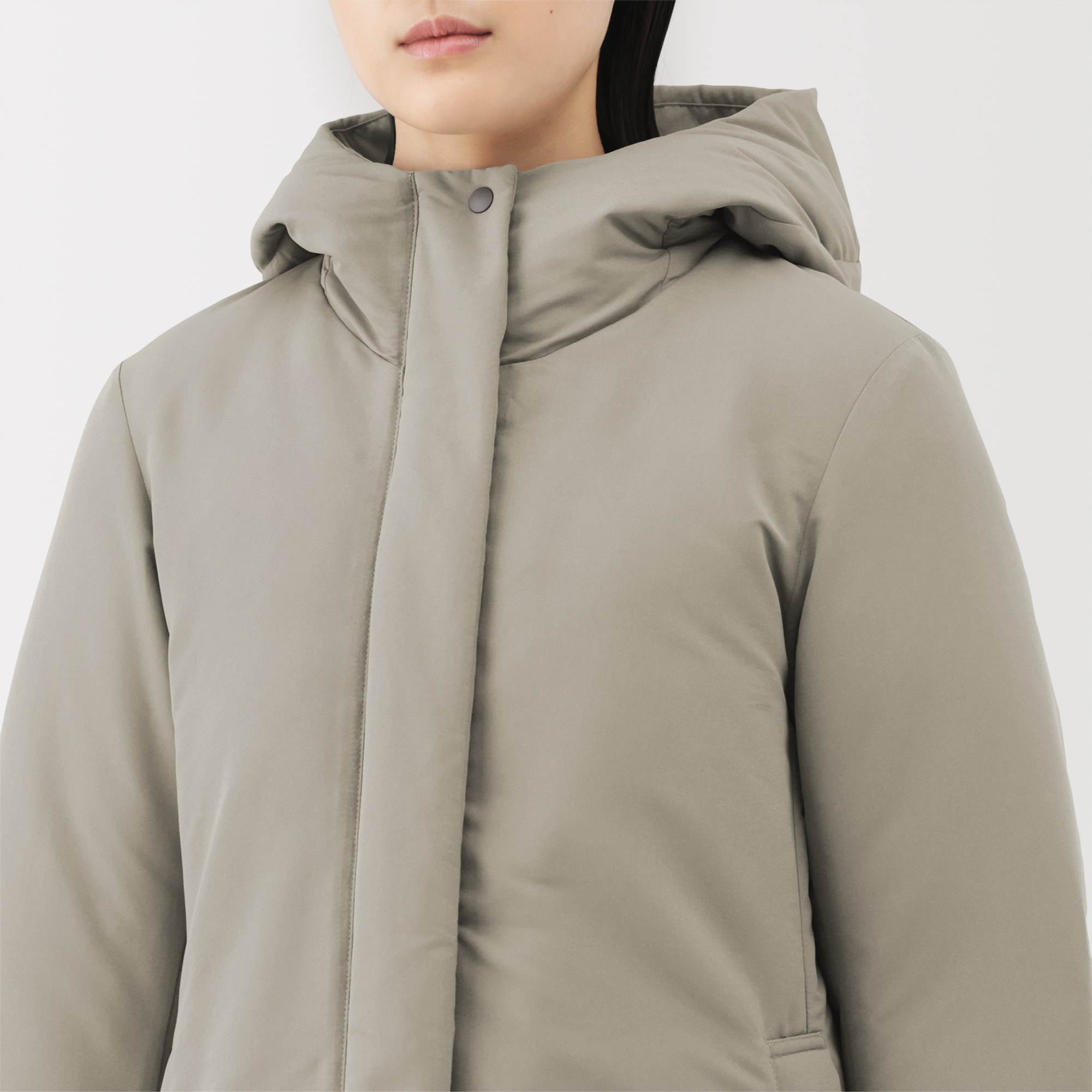 婦人 撥水ダウンロングコート | 無印良品