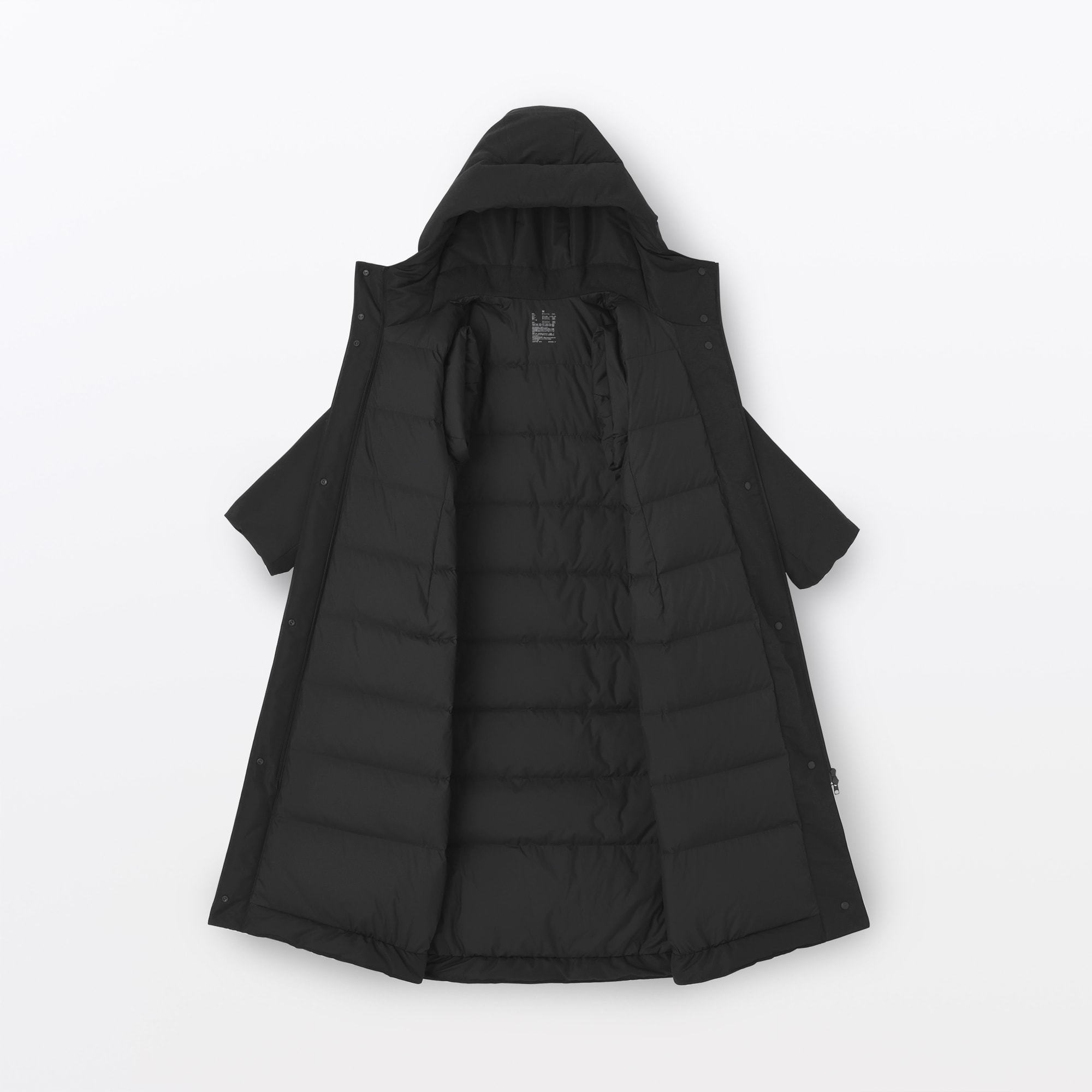 無印MUJILabo 婦人　ダウンコート　ロング　L 黒 レディース 無印良品（ムジルシリョウヒン）の「〔MUJI Labo〕婦人 ダウンコート