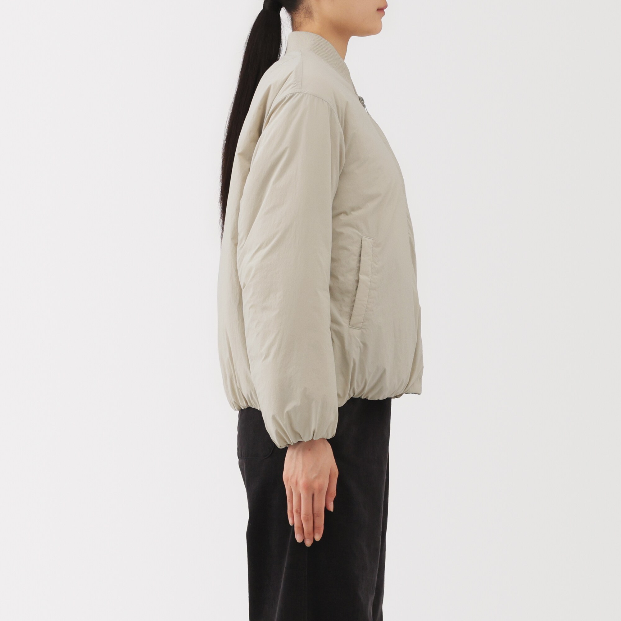 婦人　ふんわり中わた　ブルゾン