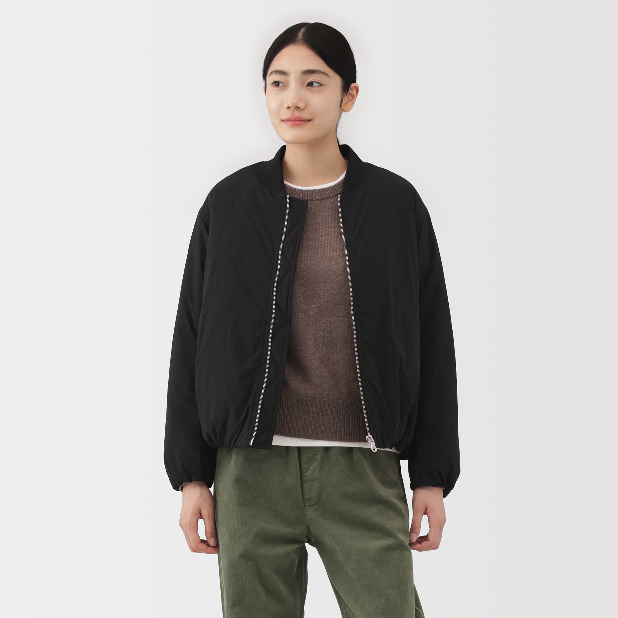 婦人 ふんわり中わた ブルゾン | 無印良品