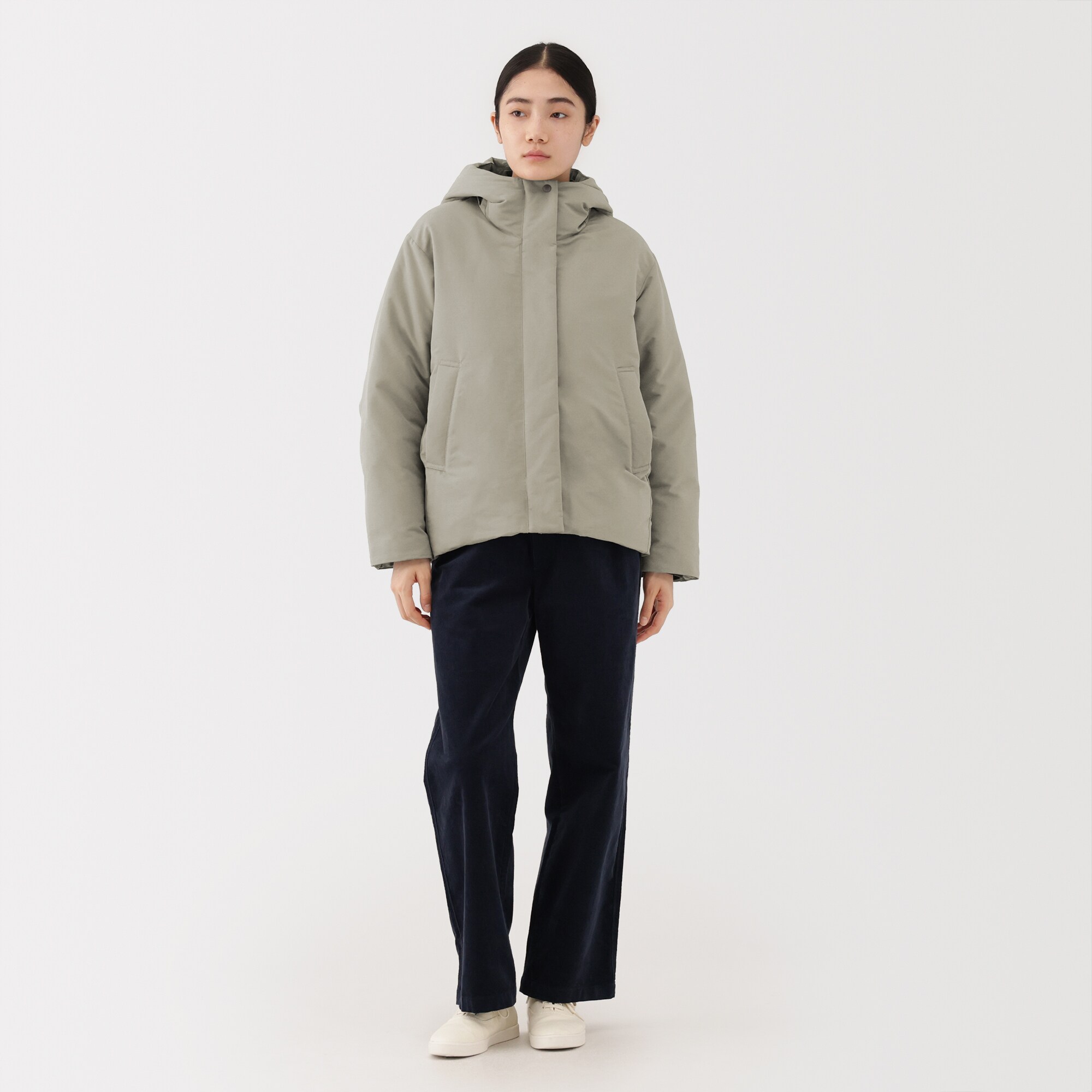 無印良品　婦人　撥水ダウンジャケット 婦人Ｍ・黒 婦人 撥水ダウンジャケット | 無印良品