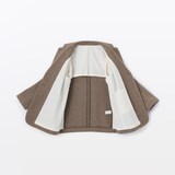 婦人　再生ウール混ツイードジャケット（ブラウン柄）