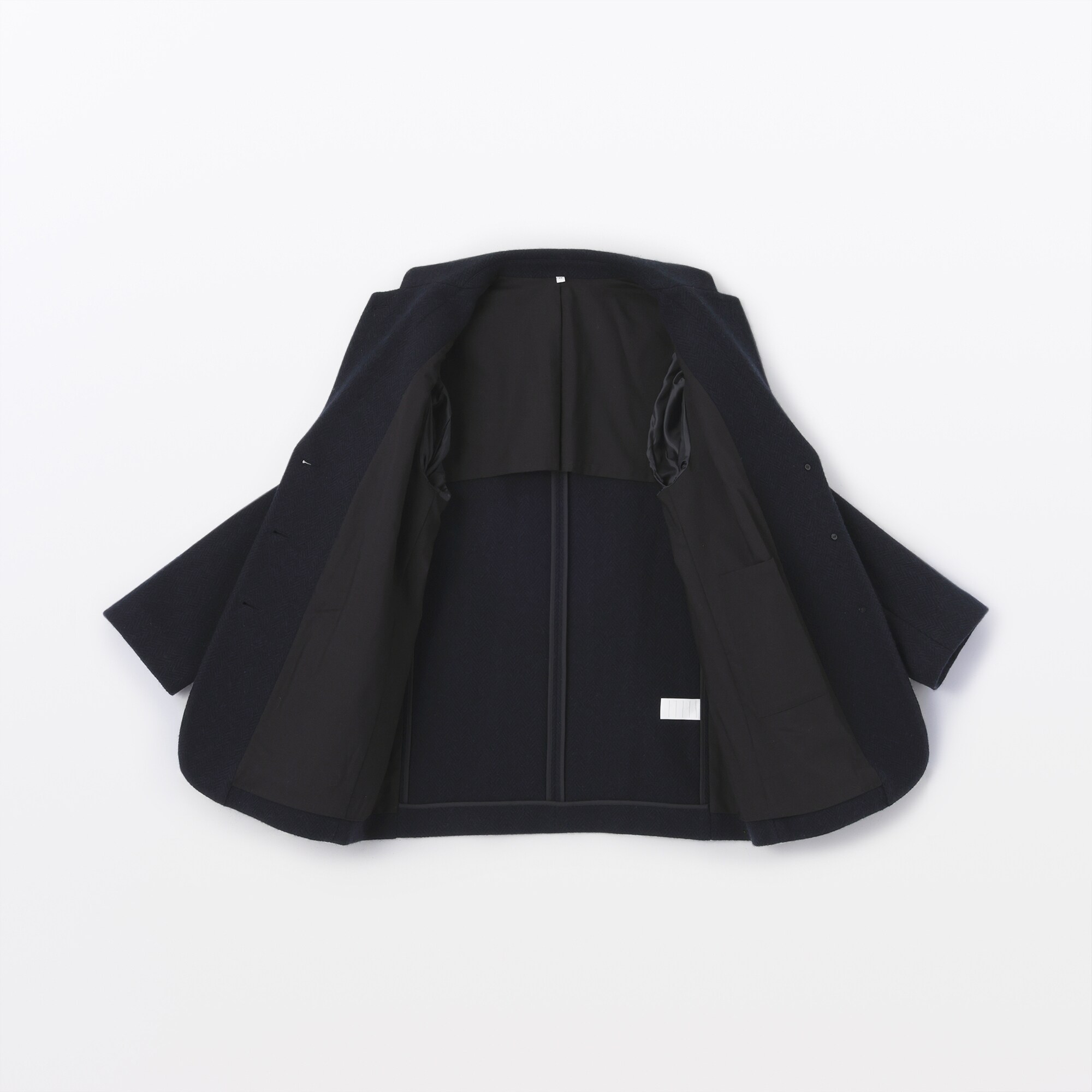 婦人　再生ウール混ツイードジャケット（ダークネイビー柄）