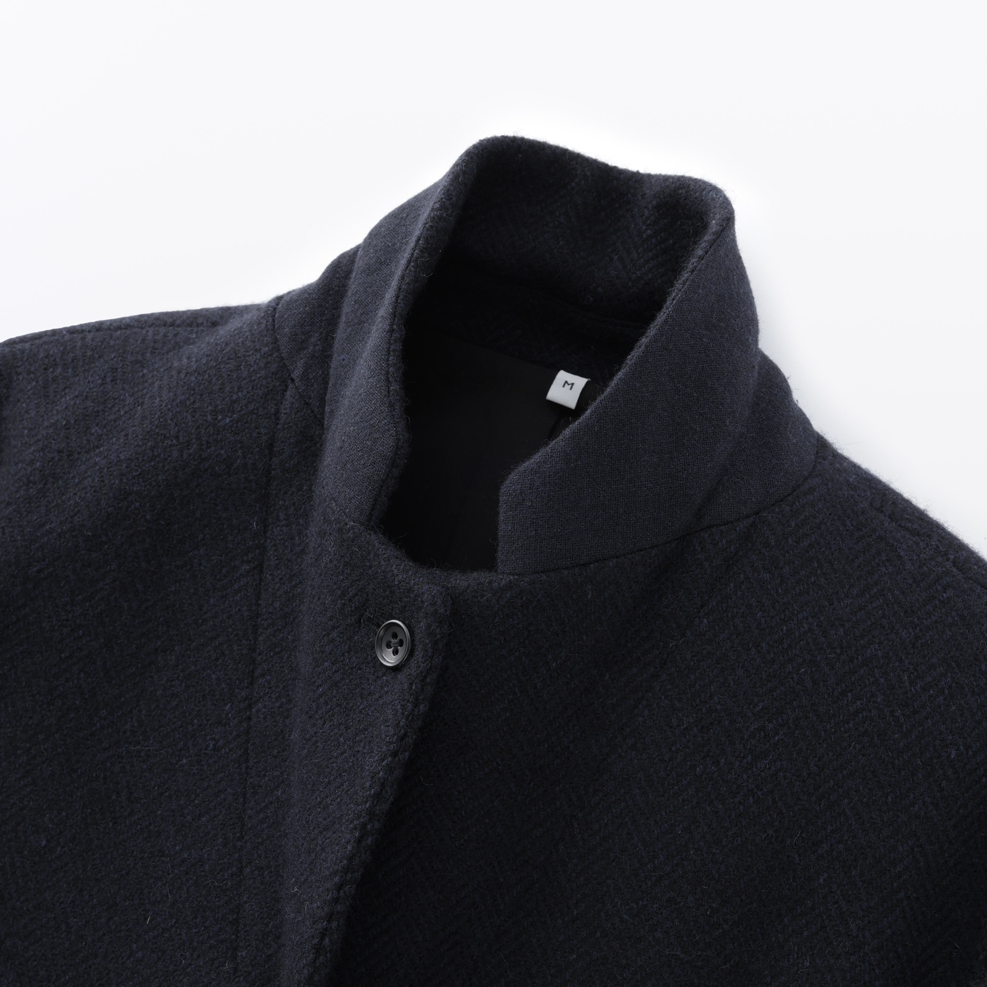 婦人 再生ウール混ツイードジャケット（ダークネイビー柄） | 無印良品