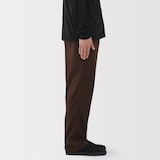 紳士　洗いざらしチノワイドパンツ