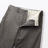 紳士　洗いざらしチノワイドパンツ