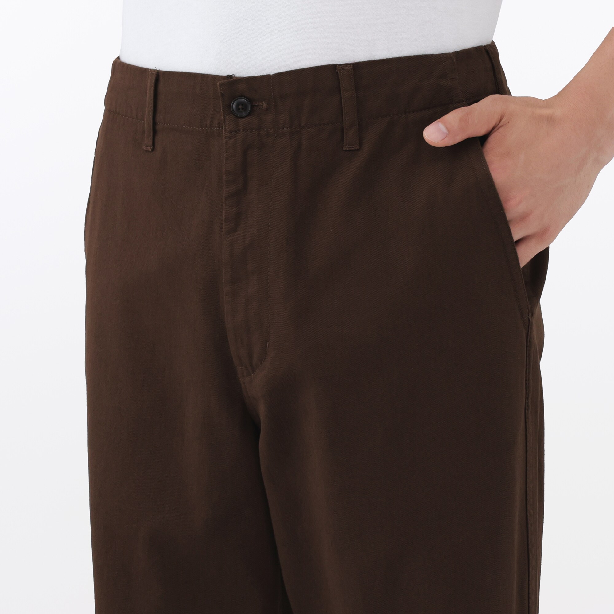 紳士 洗いざらしチノワイドパンツ | 無印良品