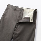 紳士　洗いざらしチノワイドパンツ