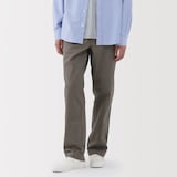 紳士　洗いざらしチノワイドパンツ