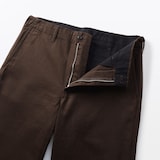 紳士　洗いざらしチノワイドパンツ