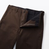 紳士　洗いざらしチノワイドパンツ