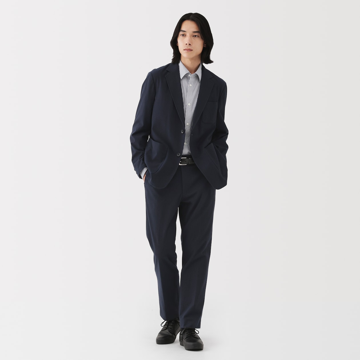 紳士　起毛ストレッチジャケット
