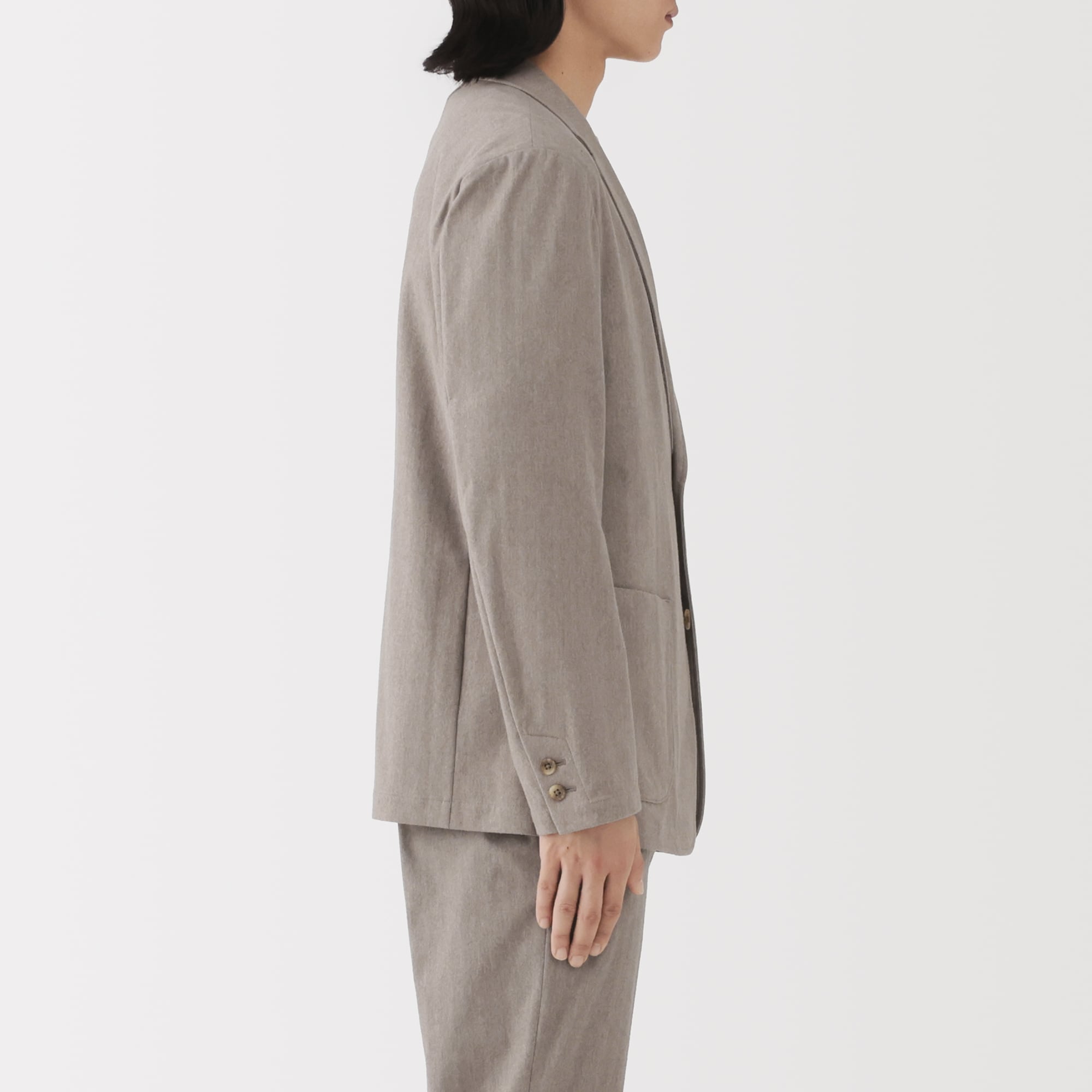 紳士　起毛ストレッチジャケット