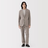 紳士　起毛ストレッチジャケット