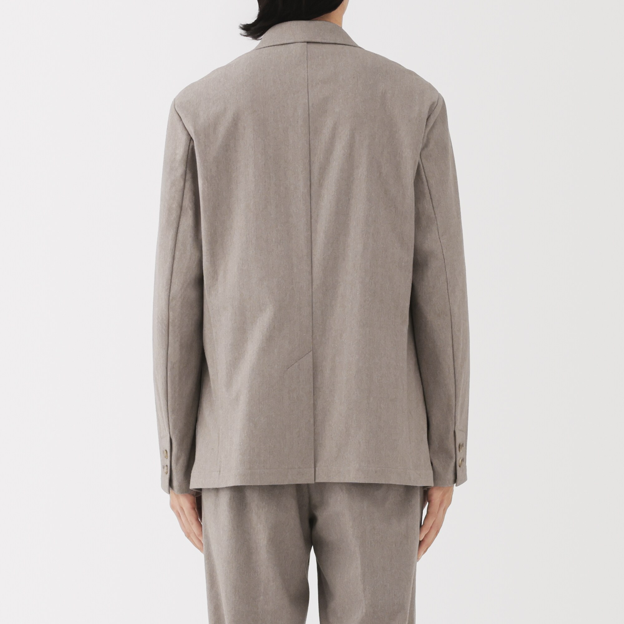 紳士　起毛ストレッチジャケット