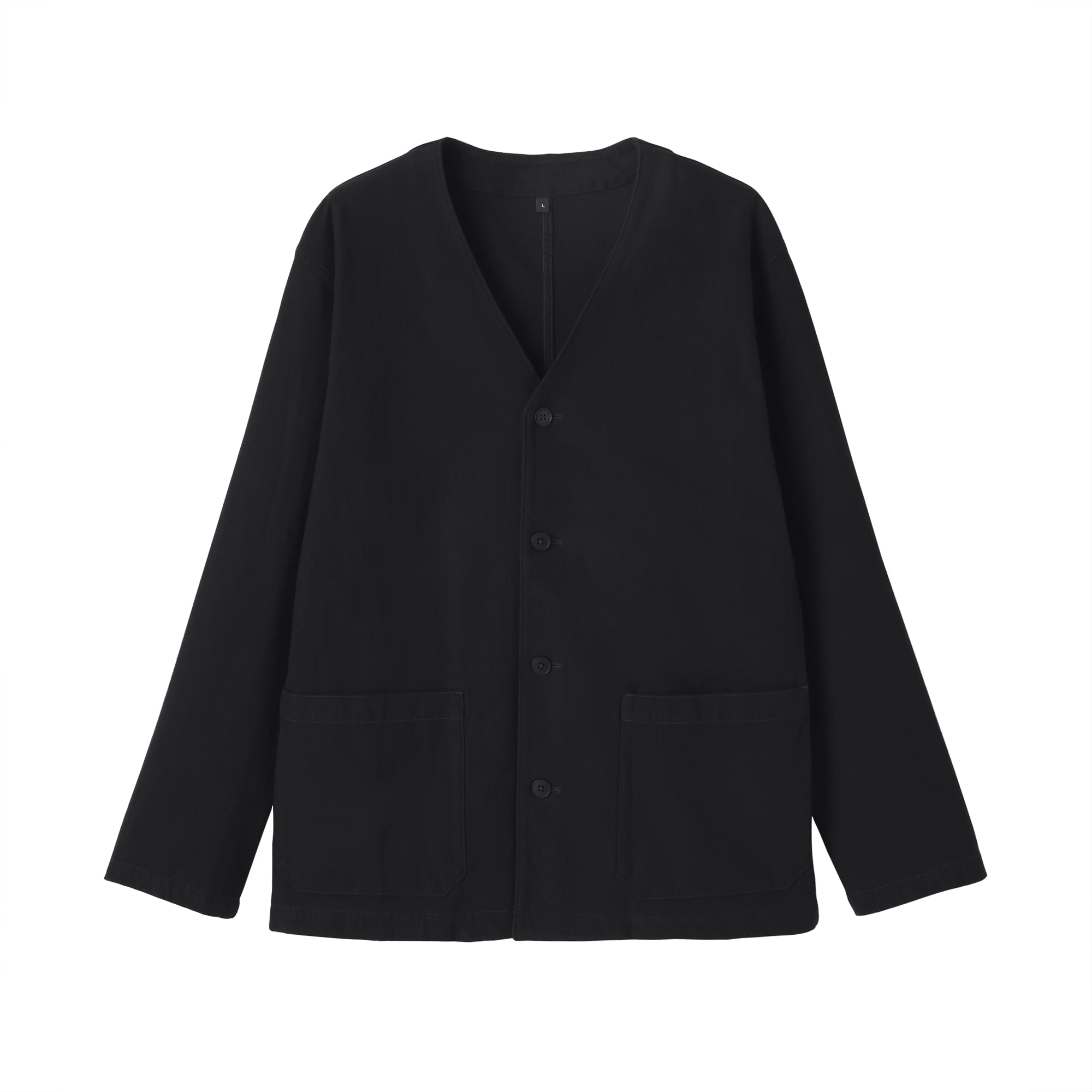 紳士　縦横ストレッチ起毛ヘリンボーン　カーディガン