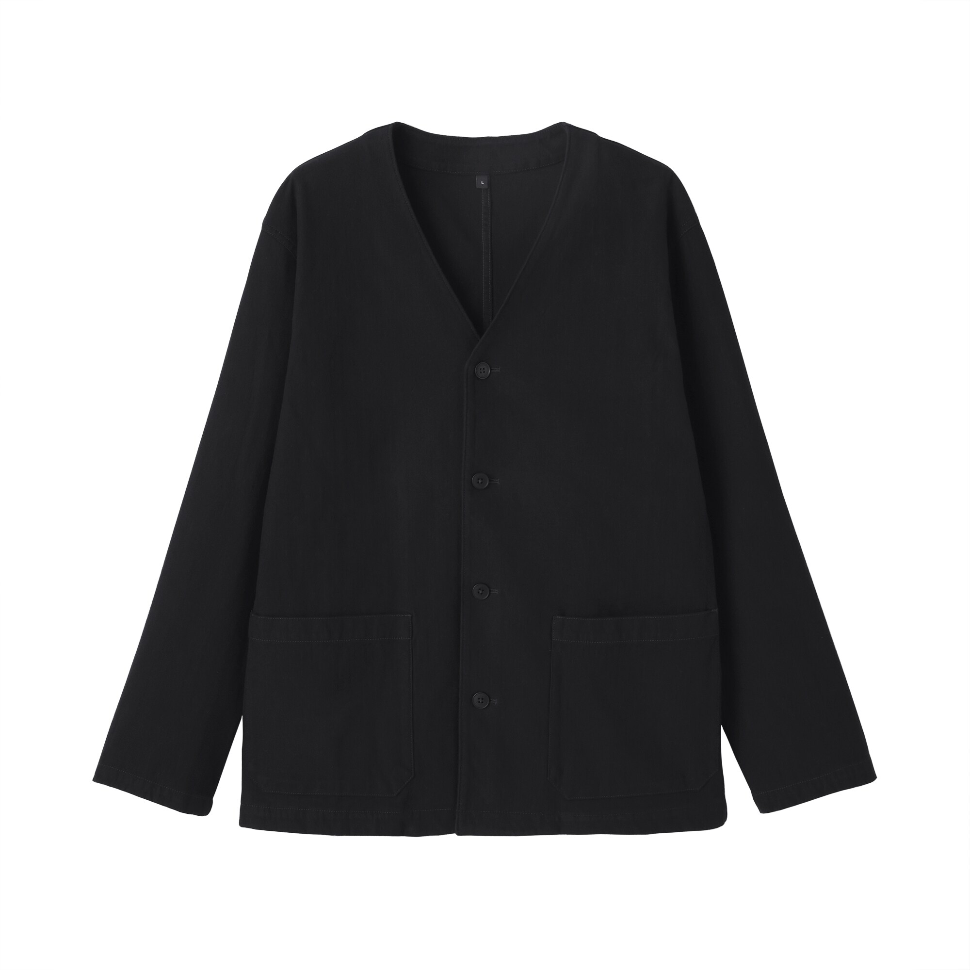 紳士　縦横ストレッチ起毛ヘリンボーン　カーディガン