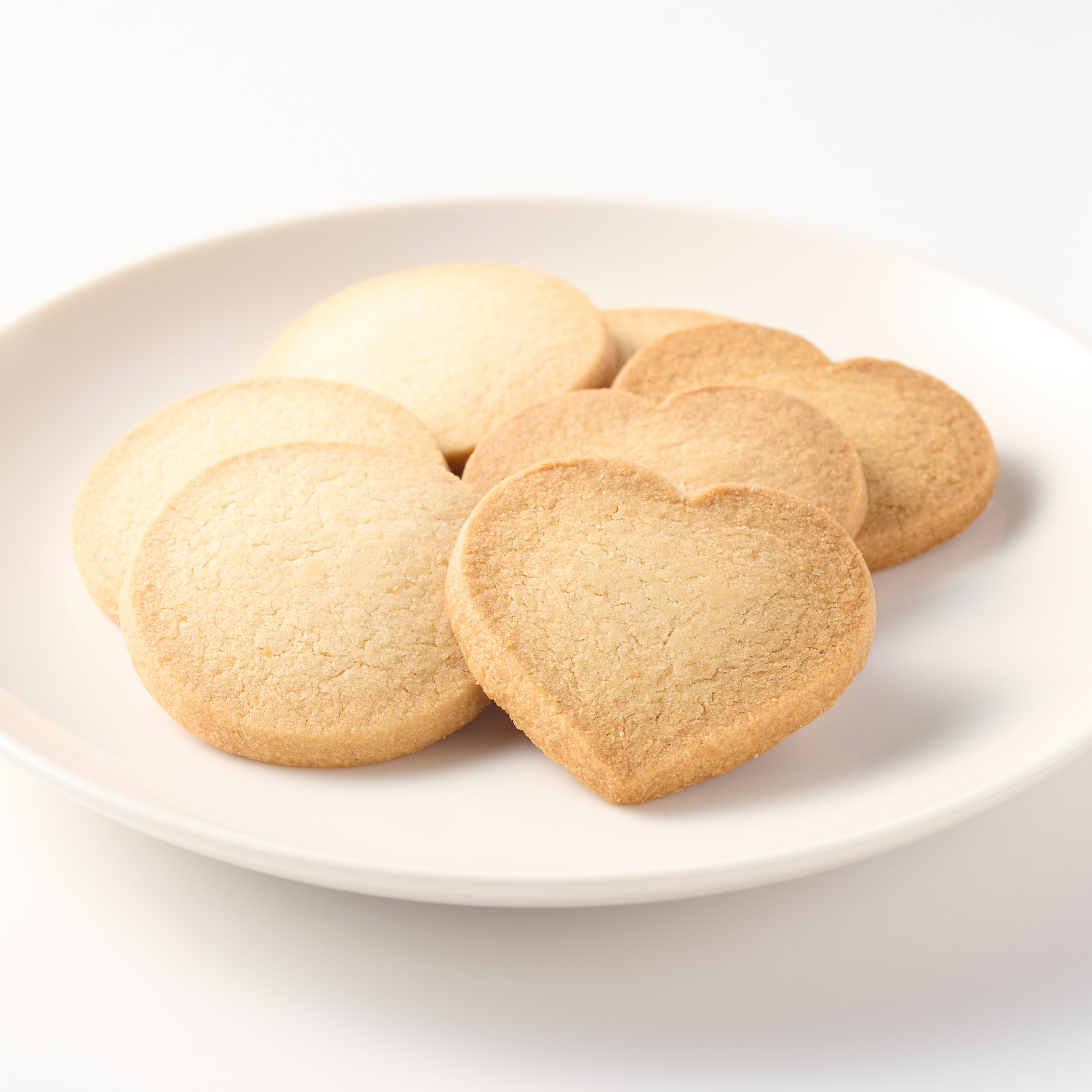 プレーンクッキー　丸型・ハート型