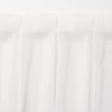 ポリエステル分繊糸ボイル（防炎）プリーツカーテン／オフ白