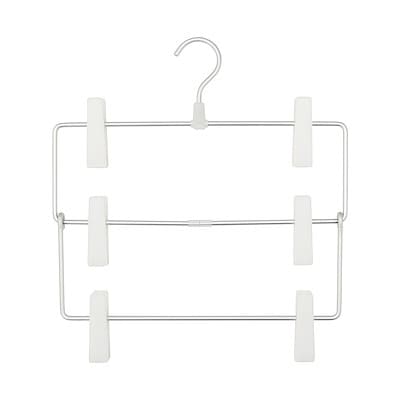 アルミハンガー・パンツ／スカート用　３段・約幅３５×奥行３×高さ３８．５ｃｍ